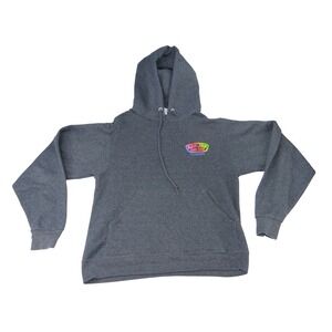 Ron Jon‎ Surf Shop Ft Myers Hoodie Gray Pullover Size S Rainbow Logo